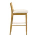 Tobias - Coastal Modern Wood Bar Height Kitchen Bar Stool - Simple Home Plus
