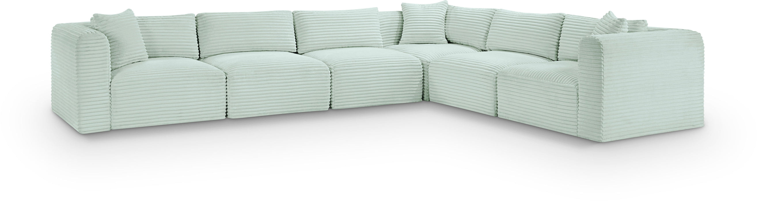 Shaggy - 6 Piece Modular Corner Sectional - Simple Home Plus