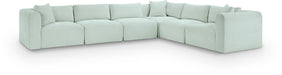 Shaggy - 6 Piece Modular Corner Sectional - Simple Home Plus