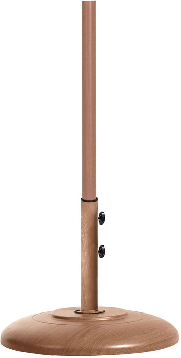 Fiji - Aluminum Patio Umbrella With Round Teak Base - Simple Home Plus