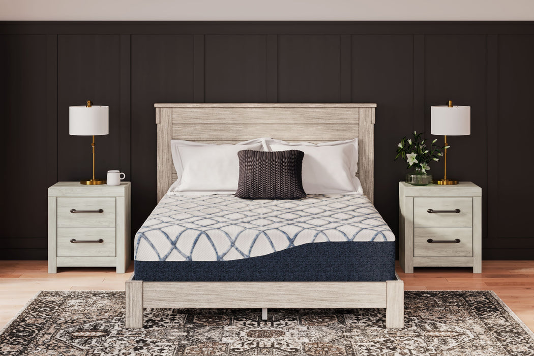 12 Inch Chime Elite 2.0 - White / Blue - California King Mattress - Simple Home Plus
