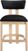 Lavrin - Vegan Leather Counter Stool (Set of 2) - Natural Base - Simple Home Plus