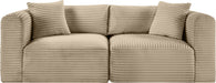 Shaggy - Fabric 2 Seat Modular Sofa - Simple Home Plus