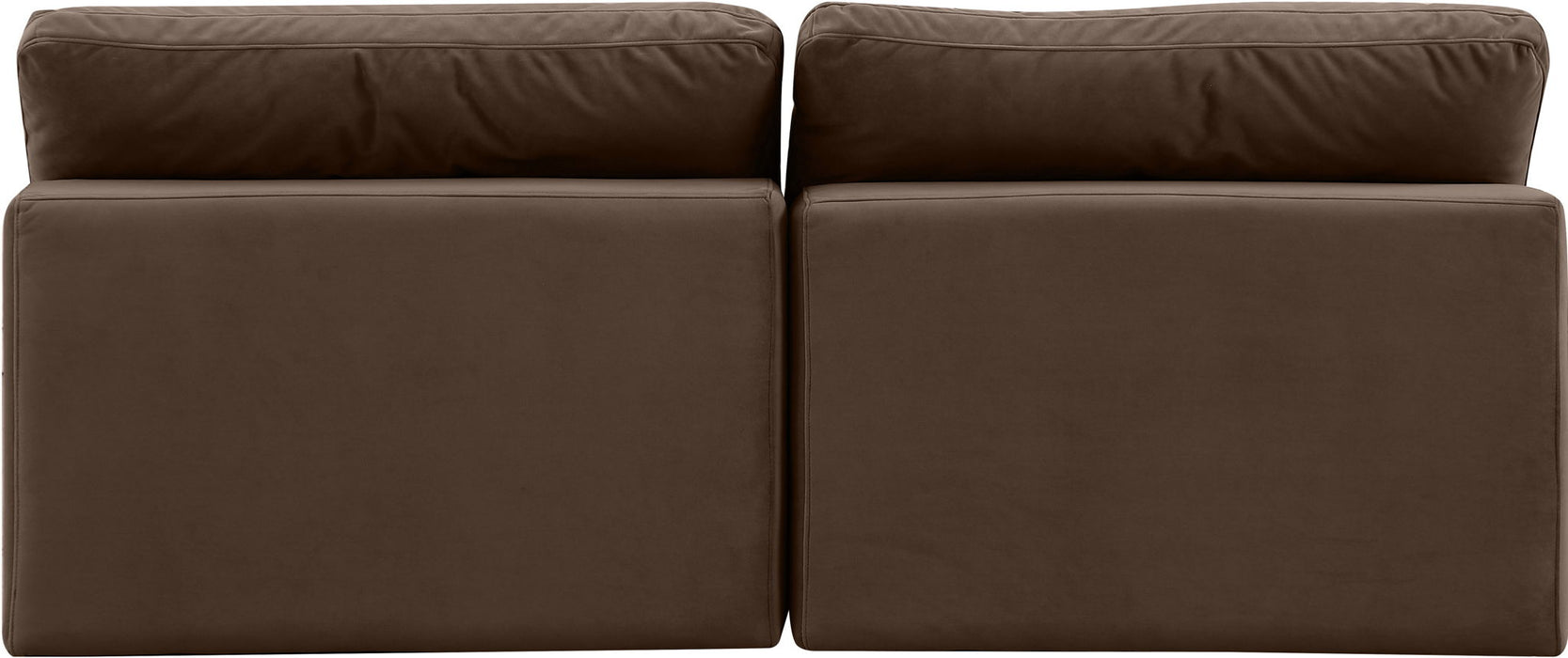 Comfy - Velvet Modular Armless Sofa 2 Seats - Simple Home Plus