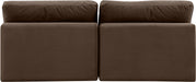 Comfy - Velvet Modular Armless Sofa 2 Seats - Simple Home Plus