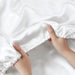 Satin - Queen Wrinkle - Free Luxurious (Set of 6) - White - Simple Home Plus
