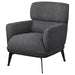 Andrea - Upholstered Crecent Arm Accent Chair - Simple Home Plus