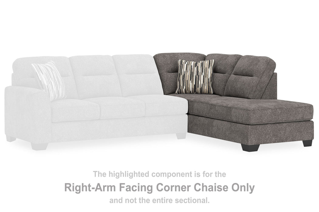 Olten - RAF Corner Chaise - Graphite - Simple Home Plus