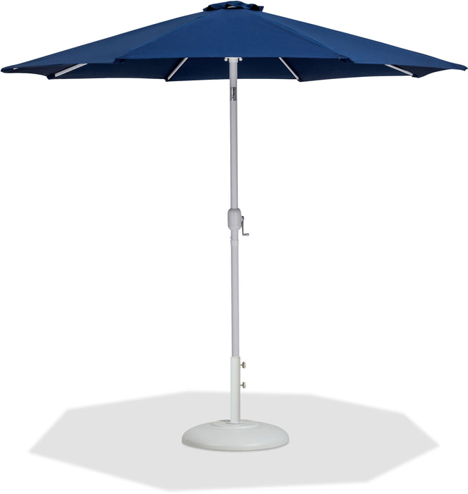 Fiji - Aluminum Patio Umbrella With Round White Base - Simple Home Plus