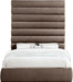 Adam - Chenille Fabric Bed With 89" Headboard - Simple Home Plus