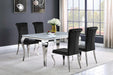 Carone - Rectangular Glass Dining Set - Simple Home Plus