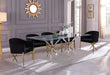 Mercury - Dining Table - Pearl Silver - Simple Home Plus