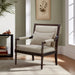 Philippe - Accent Arm Chair - Morocco Brown/Taupe - Simple Home Plus