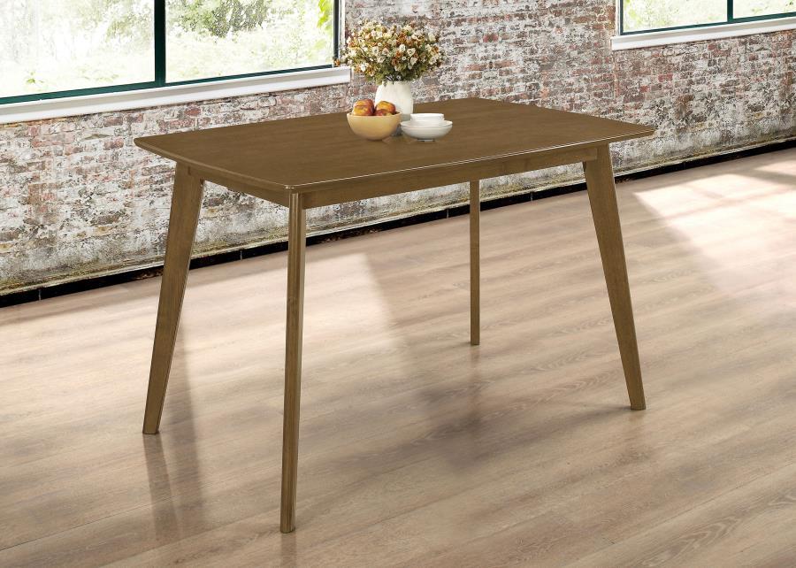 Kersey - Rectangular Wood Dining Table - Chestnut - Simple Home Plus
