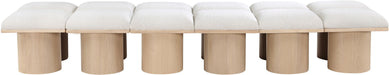 Pavilion - 12 Piece Modular Bench With Natural Base - Simple Home Plus