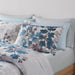 Alexis - Comforter Set With Bed Sheets - Light Blue - Simple Home Plus