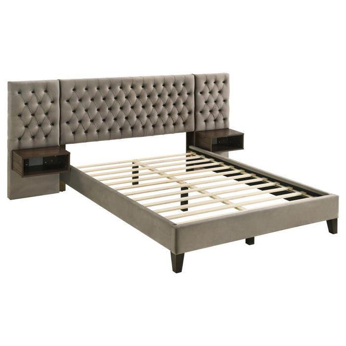 Upholstered Wall Panel Bed