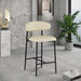 Lupita - Counter Stool (Set of 2) - Cream - Simple Home Plus