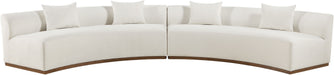 Avanti - 182.5" Chenille Fabric Upholstered 2 Piece Modular Sectional - Simple Home Plus