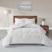Finley Waffle Weave Comforter (Set of 3) - White - Simple Home Plus