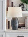 Caronick - Poly Table Lamp (Set of 2) - Antique Silver Finish - Simple Home Plus