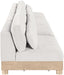 Turin - Chenille Fabric Upholstered Modular Sectional - White - Simple Home Plus