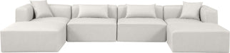 Cube - 6 Piece Modular Double Chaise Sectional - Simple Home Plus