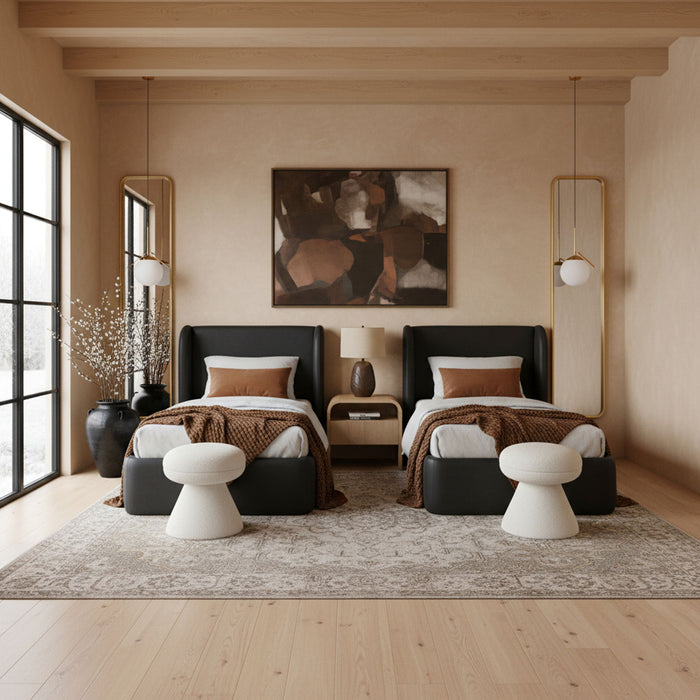 Warby - Upholstered Bed - Simple Home Plus