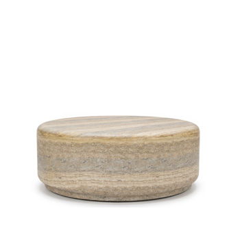 Carmel Bay - Round Cocktail Table - Light Brown - Simple Home Plus