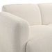Sierra - Boucle Fabric Loveseat With Rounded Arms - Ivory - Simple Home Plus