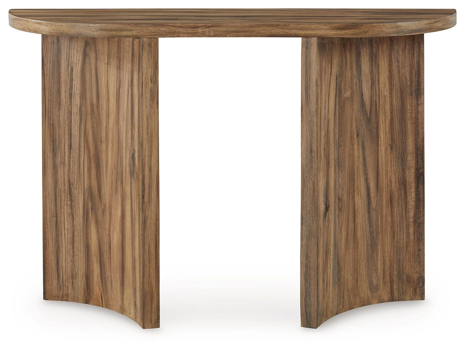 Austanny - Warm Brown - Sofa Table - Simple Home Plus