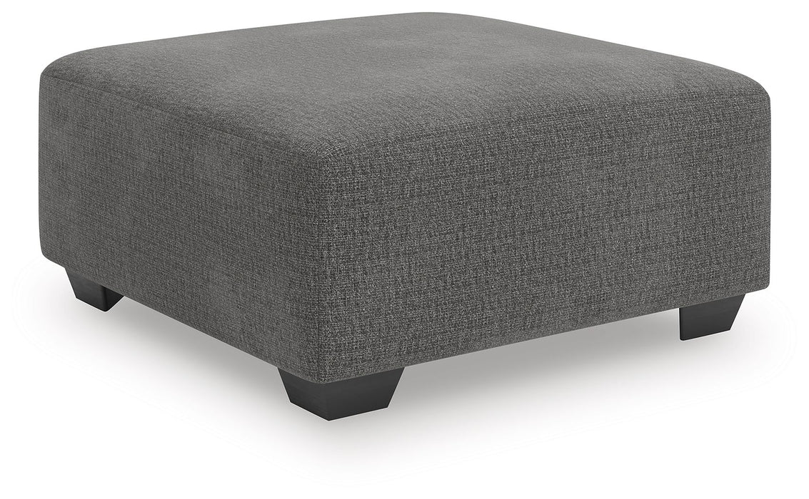 Clarington - Oversized Accent Ottoman - Greystone - Simple Home Plus