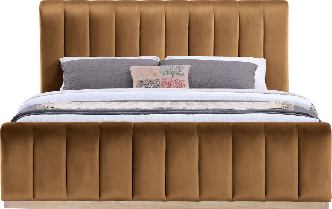 Amara - Velvet Bed - Simple Home Plus