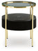 Nedman - Black / Gold Finish - Accent Table With Speaker - Simple Home Plus