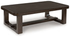 Breckington - Dark Brown - Rectangular Cocktail Table - Simple Home Plus