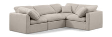 Indulge - Linen 4 Piece Modular Corner Sectional - Simple Home Plus