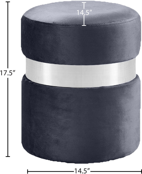 Hailey - Round Ottoman - Simple Home Plus