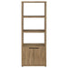 Tabby - 3-Shelf Engineered Wood Media Tower - Mango - Simple Home Plus