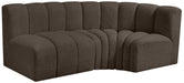 Arc - Boucle Fabric 3 Piece Sofa - Simple Home Plus