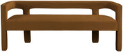 Athena - Velvet Bench - Saddle - Simple Home Plus