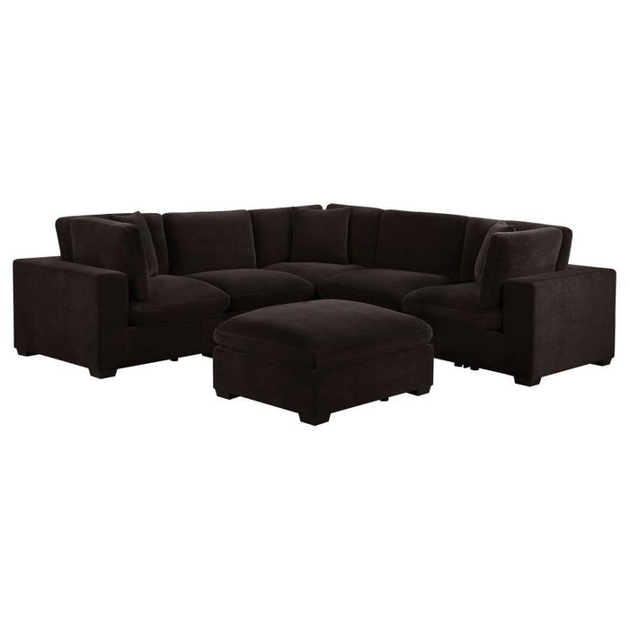 Lakeview - 5-Piece Upholstered Modular Sectional Sofa - Simple Home Plus