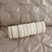 Laurel - California King 7 Piece Tufted Comforter Set - Taupe - Simple Home Plus