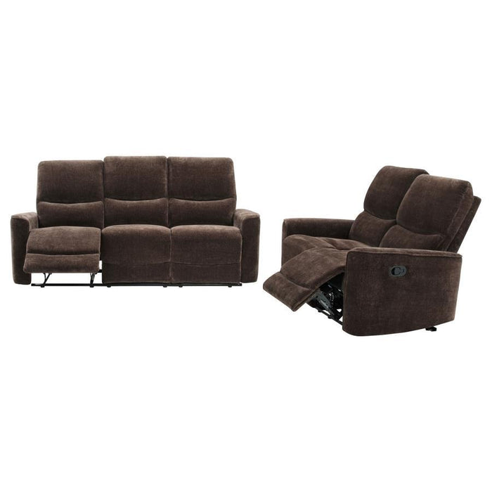 Navarro - Upholstered Reclining Sofa Set - Simple Home Plus