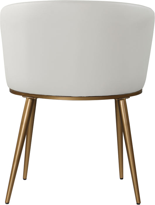 Skylar - Dining Chair with Gold Legs (Set of 2) - Simple Home Plus
