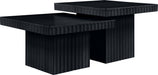 Spencer - 15" Oak Veneer 2 Piece Coffee Table - Simple Home Plus