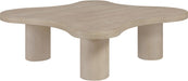 Cove - 48" Oak Veneer And Solid Wood Coffee Table - Simple Home Plus