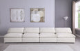 Serene - Modular Armless 4 Seat Sofa - Simple Home Plus