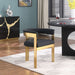 Romeo - Boucle Dining Chair With Gold Base (Set of 2) - Simple Home Plus