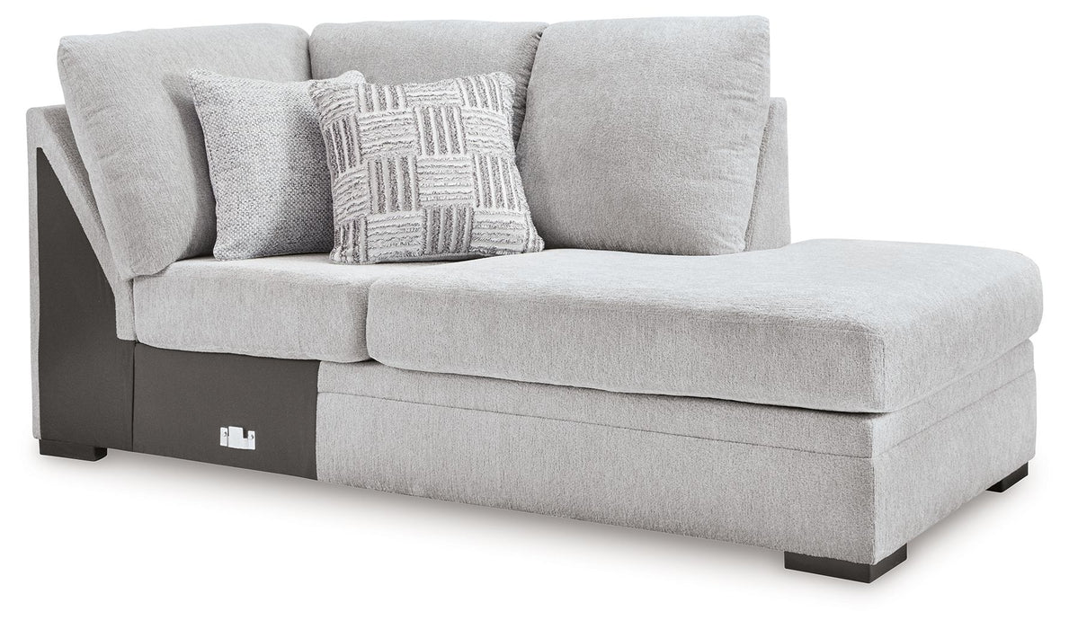 Gabyleigh - Raf Corner Chaise - Nickel - Simple Home Plus