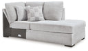 Gabyleigh - Raf Corner Chaise - Nickel - Simple Home Plus